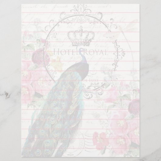 Peacock- en lentbloemen (Voorkant)