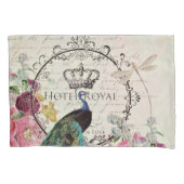 Peacock- en lentbloemen kussensloop (Voorkant)