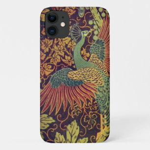 Peacock en oakleaf florale Victoriaans jacquard Case-Mate iPhone Case