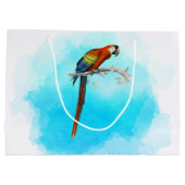 Peacock en Palm Vrijgezellenfeest Groot Cadeauzakje (Achterkant)