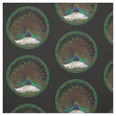 Peacock en Peacock Butterfly Stof (Swatch)