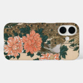 Peacock en pony's van Hiroshige, Japanse kunst Case-Mate iPhone Case (Achterkant (horizontaal))