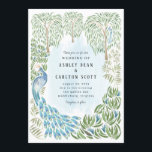 Peacock en uitnodiging tot het wekken van wilde br<br><div class="desc">Mooie uitnodiging voor een bruiloft</div>