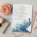 Peacock en veren bruiloft uitnodiging<br><div class="desc">Peacock and Feather Wedding Invitation Maak van uw bruiloft een majestueuze aangelegenheid met onze Peacock and Feather Wedding Invitation! 🦚 Pas dit elegante ontwerp aan om de vorstelijke schoonheid en de exotische allure van pauwen te weerspiegelen. Perfect voor koppels die op zoek zijn naar een uniek en levendig thema, het...</div>