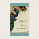 Peacock en veren Plechtige Labels voor weddenschap Visitekaartjes<br><div class="desc">PAPIERSELECTIE: Dit is te zien op basispapier, een andere geweldige keuze zou zijn "metallisch ijs", een schoon wit, gepeld grijs oppervlak. Het zou ook mooi zijn op "Champagne Metallic" linen, vilt of een van de andere keuzes. COLOR PALETTE: aqua blue, tan, royal blue, green, and roest. ONTWERP: Dit antiek ,...</div>