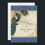 Peacock en Vrijgezellenfeest van de Veren Noviet N Kaart<br><div class="desc">DOCUMENT SELECTIE: Dit wordt getoond op "basisdocument", zou een andere grote keus "metaalijs"zijn dat een schone witte, geparelliseerde glinsterende oppervlakte is. Het zou ook mooi zijn op "Champagne Metallic" linnen, vilt of een van de andere keuzes. KLEUR PALET: tan, crème marineblauw, groen en roest. ONTWERP: Dit antiek geïnspireerde bruiloft collectie...</div>