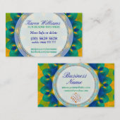 Peacock Energy New age Holistic Visitekaartje (Voorkant / Achterkant)