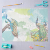 Peacock Ephemera 1 Tissuepapier (Craft)