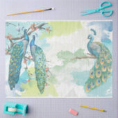 Peacock Ephemera 2 Tissuepapier (Craft)