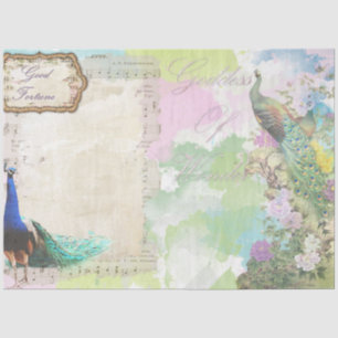 Peacock Ephemera 5 Tissuepapier