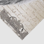 Peacock Ephemera Collage Tissuepapier (Detail)