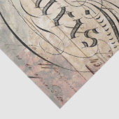 Peacock Ephemera Decoupage Paper left Tissuepapier (Detail)