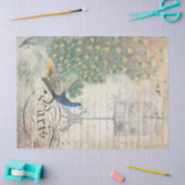 Peacock Ephemera Decoupage Paper left Tissuepapier (Craft)