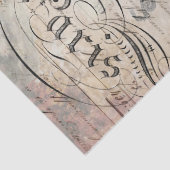 Peacock Ephemera Decoupage Paper left Tissuepapier (Detail)