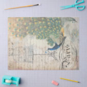 Peacock Ephemera Decoupage Paper right Tissuepapier (Craft)