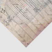 Peacock Ephemera Decoupage Paper right Tissuepapier (Detail)