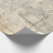 Peacock Ephemera-ontkoppelpapier Cadeaupapier (Hoek)