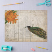 Peacock Ephemera-ontkoppelpapier Tissuepapier (Craft)