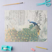 Peacock Ephemera-ontkoppelpapier Tissuepapier (Craft)