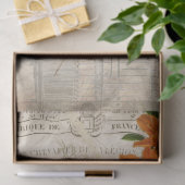 Peacock Ephemera Ontvapt weefsel Papierlandschap Tissuepapier (Geschenk)