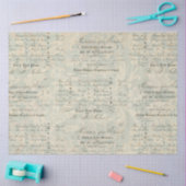 Peacock Ephemera-ontvlechtingspapier Tissuepapier (Craft)