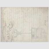 Peacock Ephemera-ontvlechtingspapier Tissuepapier (Voorkant)