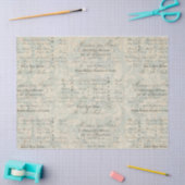 Peacock Ephemera-ontvlechtingspapier Tissuepapier (Craft)