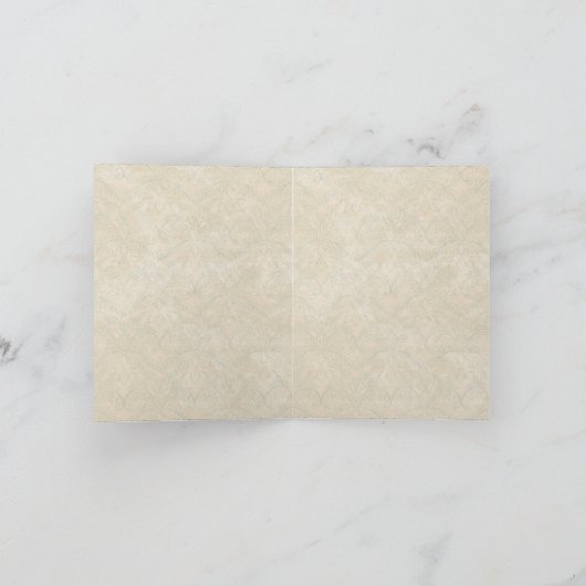  Peacock & Etsen Bruiloft Dank u Opmerkingen Bedankkaart (Binnen)