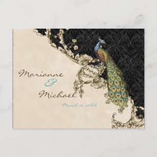 Peacock & Etsen RSVP Response Briefkaart