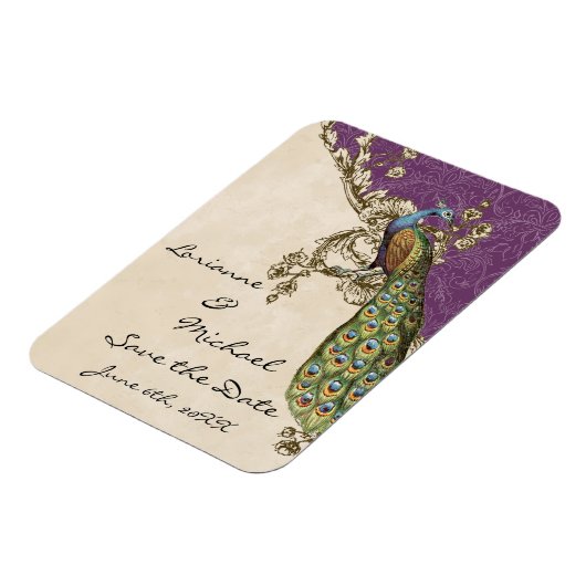 Peacock & Etsen Sla de datum op Magneet (Linkerzijde)