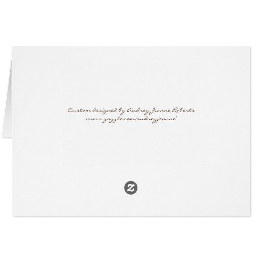 Peacock & Etsen Tafel Zitmeubelen Kaarten (Achterkant Horizontaal)