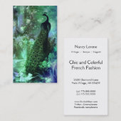 PEACOCK EVENEMEND GROTTO: BLUE GREEN DREAM VISITEKAARTJE (Voorkant / Achterkant)