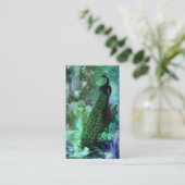 PEACOCK EVENEMEND GROTTO: BLUE GREEN DREAM VISITEKAARTJE (Staand voorkant)