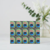 Peacock Eyes Briefkaart (Staand voorkant)