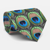 Peacock Eyes Tie Stropdas (Opgerold)