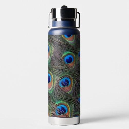 Peacock Eyespotpatroon Waterfles (Achterkant)