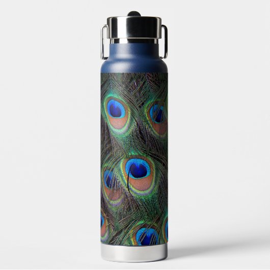 Peacock Eyespotpatroon Waterfles (Voorkant)