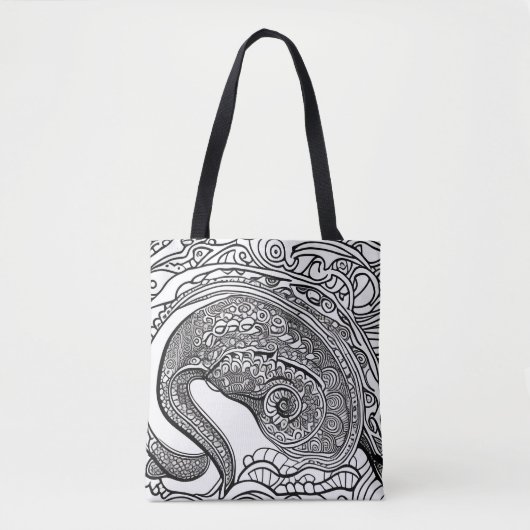 Peacock Face Tas (Voorkant)