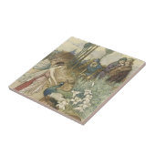 Peacock Faerie Tegeltje (Zijkant)