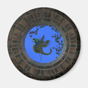 Peacock Fairy Dragon Magneet