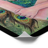 Peacock Fairy fantasy art poster van Renee (Hoek)