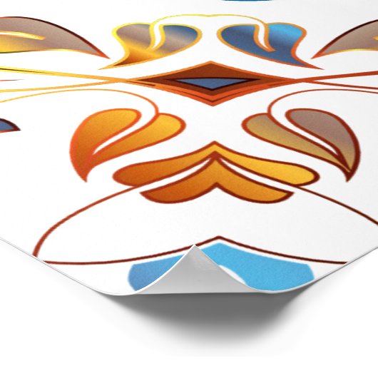 Peacock Faith is Poster (Hoek)