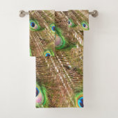 PEACOCK FANCY FEATHERS #2 BAD HANDDOEK (Insitu)