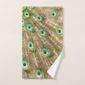 PEACOCK FANCY FEATHERS #2 BAD HANDDOEK (Handdoek)
