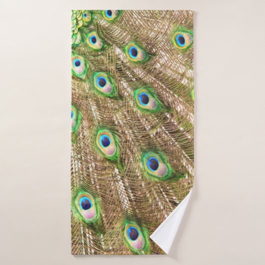 PEACOCK FANCY FEATHERS #2 BADHANDDOEK (Badhanddoek)