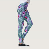 PEACOCK FANCY FEATHERS 2 LEGGINGS (Rechts)