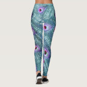 PEACOCK FANCY FEATHERS 2 LEGGINGS (Achterkant)