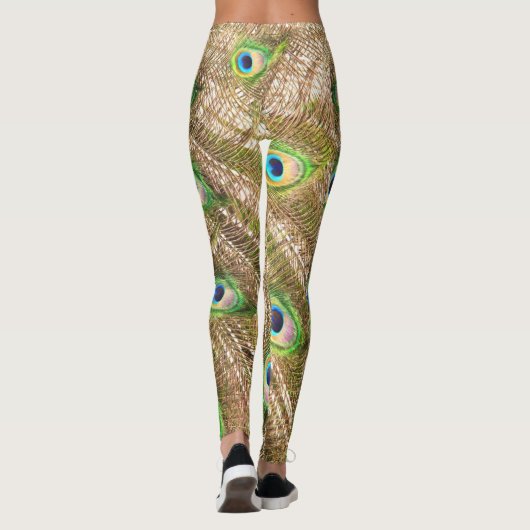 PEACOCK FANCY FEATHERS #3 LEGGINGS (Achterkant)