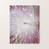 Peacock Fantasy in roze Legpuzzel (Verticaal)