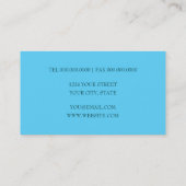 Peacock Fantasy Visitekaartje Set 1105 (Achterkant)